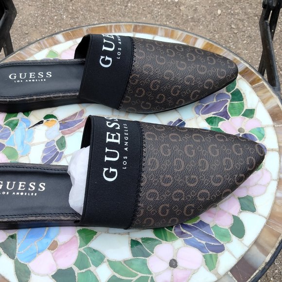 GUESS Mules GFMONA Panna 8M New Manmade Materials - Picture 8 of 9